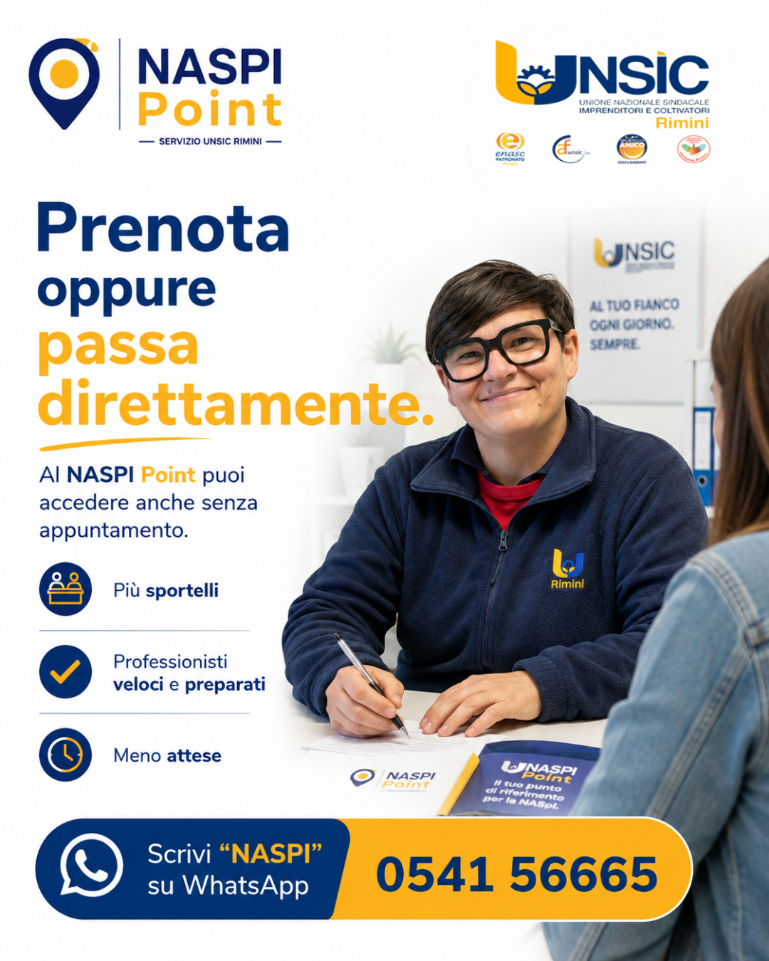 Professionisti NASpI UNSIC Rimini