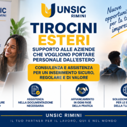 Tirocini esteri: supporto alle aziende che vogliono inserire personale dall'estero | UNSIC Rimini Riccione Cattolica Bellaria Cesenatico Cesena | Patronato e CAF Imprese Privati