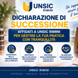 Dichiarazione di successione: affidati a UNSIC Rimini per gestire la pratica | UNSIC Rimini Riccione Cattolica Bellaria Cesenatico Cesena | Patronato e CAF Imprese Privati