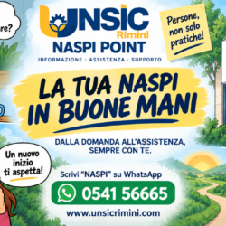 NASpI Point UNSIC Rimini: assistenza dalla presentazione della domanda NASpI fino alla gestione della pratica e delle comunicazioni INPS | UNSIC Rimini Riccione Cattolica Bellaria Cesenatico Cesena | Patronato e CAF Imprese Privati