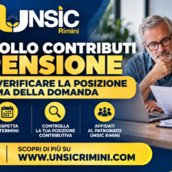 Controllo contributi e pensione: scopri perché verificare in anticipo la posizione previdenziale e il servizio pensioni di UNSIC Rimini. | UNSIC Rimini Riccione Cattolica Bellaria Cesenatico Cesena | Patronato e CAF Imprese Privati