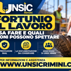 Infortunio sul lavoro: scopri cosa fare, quali tutele INAIL possono spettare e come il Patronato UNSIC Rimini può assisterti. | UNSIC Rimini Riccione Cattolica Bellaria Cesenatico Cesena | Patronato e CAF Imprese Privati
